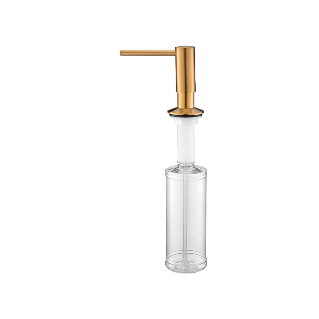 Дозатор для жидкого мыла PAULMARK DECUS, D004-BG (золото/брашированное золото)